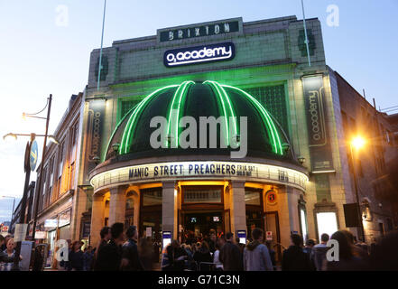 London Music Venues, Stock. Die O2 Academy Brixton Musikhalle in London. Stockfoto