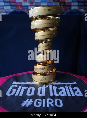Radfahren - 2014 Giro d ' Italia - Pressekonferenz - Belfast City Hall Stockfoto