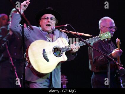 Van Morrison Lonnie Donegan-Tribute-Konzert Stockfoto