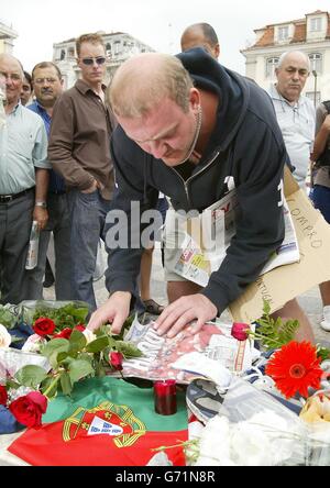 Tod von Stephen Smith Euro 2004 Stockfoto