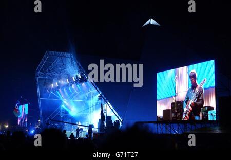 Oase Glastonbury 2004 Stockfoto