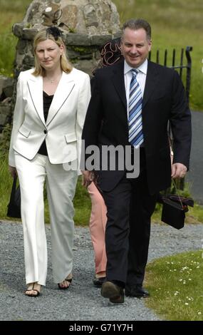 Jane Smith Hochzeit Stockfoto