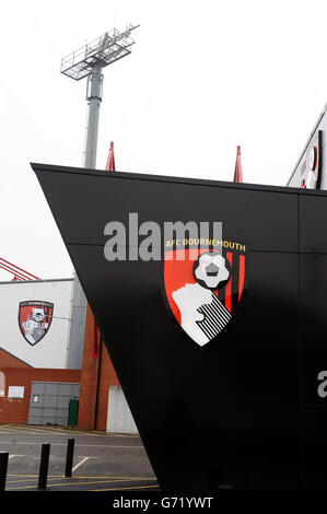 Fußball - Sky Bet Championship - Bournemouth gegen Queens Park Rangers - Goldsands Stadium. Gesamtansicht des Goldsands Stadium, Heimstadion von Bournemouth Stockfoto