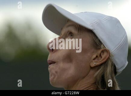 Martina Navratilova - Wimbledon Stockfoto