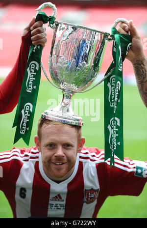 Fußball - FA Vase - Finale - Sholing V West Auckland Stadt - Wembley-Stadion Stockfoto