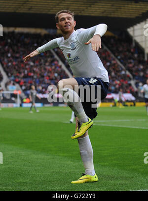 Fußball - Himmel Bet League One - Play Off - Semi Final - Hinspiel - Preston North End V Rotherham United - Deepdale Stockfoto