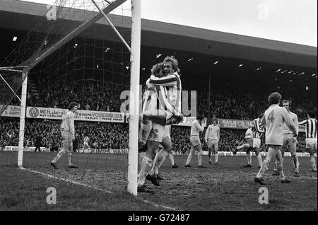 Stoke City gegen Leeds United Stockfoto