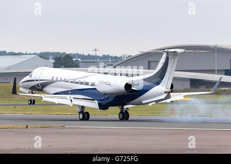 Embraer Legacy 600 (EMB-135BJ) corporate jet-A6-ADL. Stockfoto