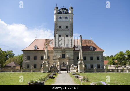 Schloss Greillenstein Burg in Roehrenbach, Region Waldviertel, Niederösterreich, Österreich Stockfoto