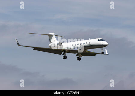 Gulfstream Aerospace G550 G-NOYA Stockfoto