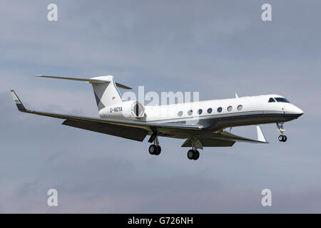 Gulfstream Aerospace G550 G-NOYA Stockfoto