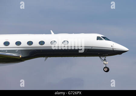 Gulfstream Aerospace G550 G-NOYA Stockfoto