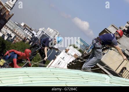 Spiderman Tussauds Planetarium Stockfoto