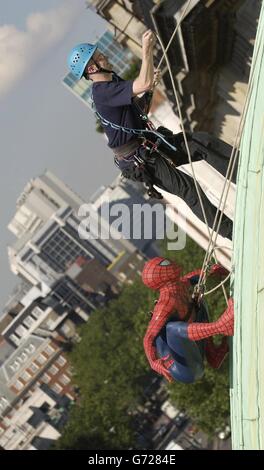 Spiderman Tussauds Planetarium Stockfoto