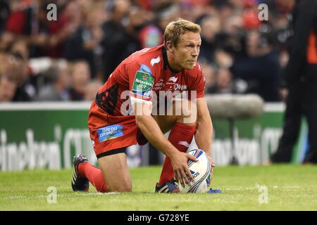 Rugby Union - Heineken Cup - Finale - RC Toulon gegen Saracens - Millennium Stadium. Jonny Wilkinson von RC Toulon beim Heineken Cup-Finale im Millennium Stadium, Cardiff. Stockfoto