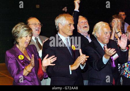 Robert Kilroy-Silk - Europawahl Stockfoto