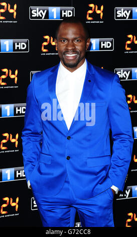 Gbenga Akinnagbe bei der 24: Live Another Day UK Premiere in Old Billingsgate, London. DRÜCKEN Sie VERBANDSFOTO. Bilddatum: Dienstag, 6. Mai 2014. Bildnachweis sollte lauten: Ian West/PA Wire Stockfoto