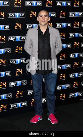 24: Live Another Day Screening - London. Nabil Elouahabi bei der 24: Live Another Day UK Premiere im Old Billingsgate, London. Stockfoto