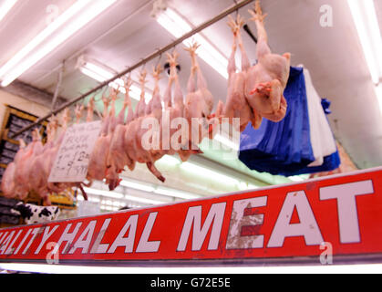 Halal-Fleisch Stockfoto