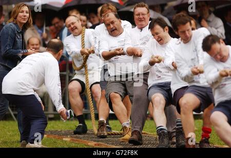 Häuser des Parlaments Tug Of War Stockfoto