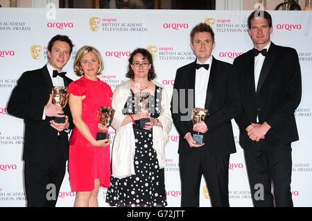 Arqiva British Academy Television Awards - Pressespiegel - London Stockfoto