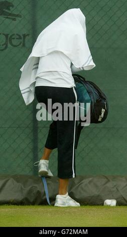 Maria Sharapova Wimbledon 2004 Stockfoto