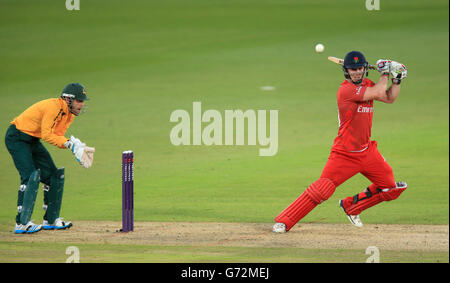 Cricket - NatWest T20 Blast - North Division - Nottinghamshire Outlaws / Lancashire Lightning - Trent Bridge. Steven Croft von Lancashire Lightning in Batting Action Stockfoto