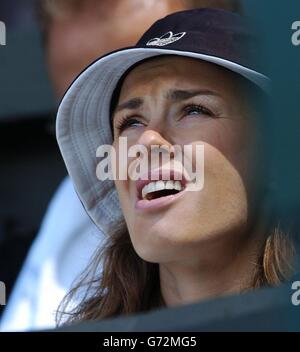 Martina Hingis Wimbledon 2004 Stockfoto