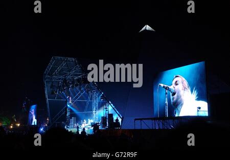 Glastonbury 2004 Oase Stockfoto