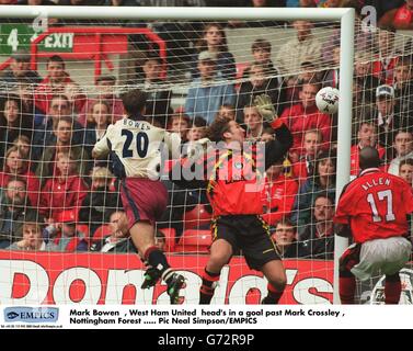 Fußball - Carling Premiership - Nottingham Forest V West Ham United Stockfoto