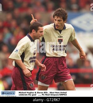 Fußball - Carling Premiership - Nottingham Forest V West Ham United Stockfoto