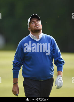 Golf - 2014 BMW PGA Championship - Tag zwei - Wentworth Golf Club. Shane Lowry aus der Republik Irland am zweiten Tag der BMW PGA Championship im Wentworth Club, Surrey. Stockfoto