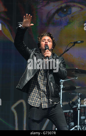 BBC Radio 1 großes Wochenende - Glasgow. The Vamps beim Big Weekend von Radio 1 in Glasgow Green, Glasgow. Stockfoto