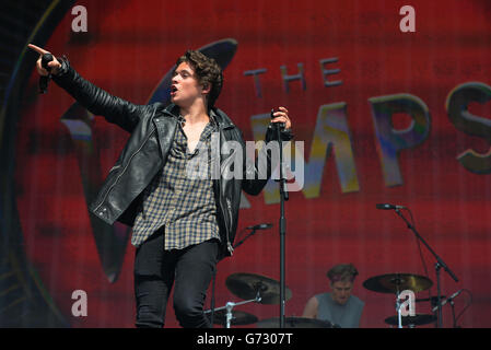 BBC Radio 1 großes Wochenende - Glasgow. The Vamps beim Big Weekend von Radio 1 in Glasgow Green, Glasgow. Stockfoto