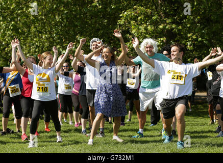 Zystische Fibrose Vertrauen Volkslauf - London Stockfoto