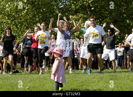 Zystische Fibrose Vertrauen Volkslauf - London Stockfoto