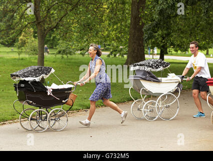 Zystische Fibrose Vertrauen Volkslauf - London Stockfoto