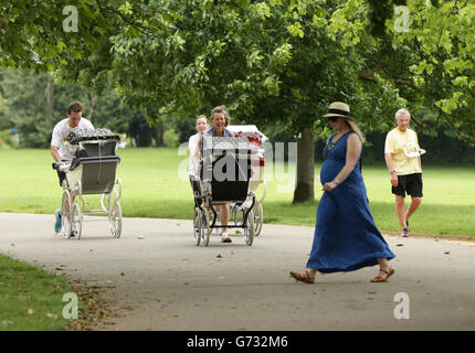 Zystische Fibrose Vertrauen Volkslauf - London Stockfoto