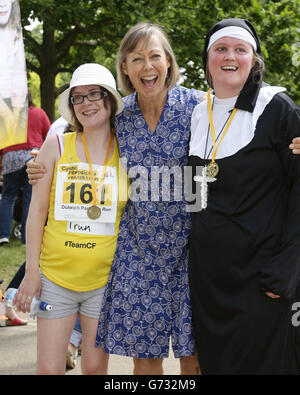 Zystische Fibrose Vertrauen Volkslauf - London Stockfoto