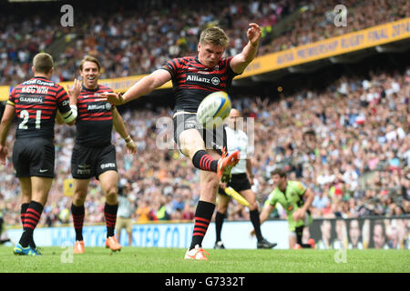 Rugby-Union - Aviva Premiership Grand Final - Sarazenen V Northampton Saints - Twickenham Stockfoto