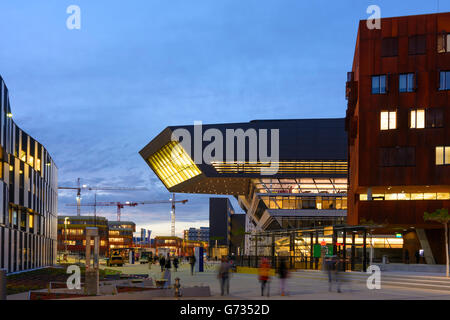 Campus WU Wirtschaftsuniversität Wien: Bibliothek & Learning Center (LC), Wien, Wien, Österreich, Wien, 02. Stockfoto