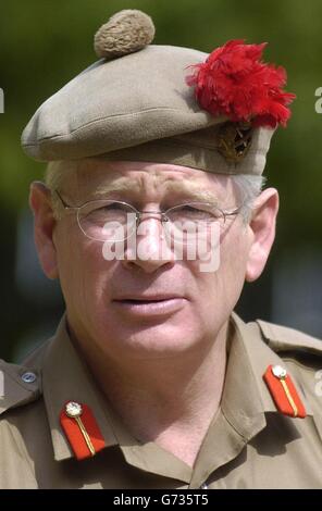 Sir Alistair Irwin Verteidigung schneidet Stockfoto