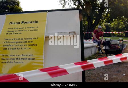 Diana Memorial Kaskade arbeiten