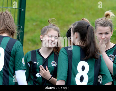 Fußball - Fußball-Liga weibliche Entwicklung Fußballfest - St. Georges Park Stockfoto