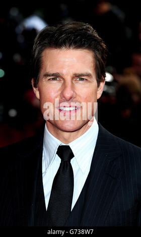 Tom Cruise besucht die Weltpremiere von Edge of Tomorrow im Imax Kino in London. Dies ist die erste Premiere in einem Rennen mit rotem Teppich, als Cruise Länder durchquert, um seinen neuen Film bei einem Trio von Premieren zu bewerben. Stockfoto