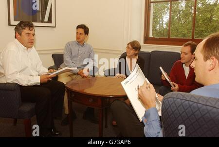 Gordon Brown - "2004 Spending Review" - London Stockfoto