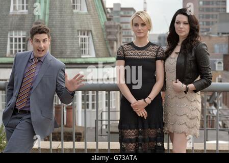 Orange ist das neue Schwarz Photocall - London Stockfoto