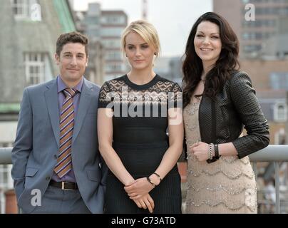 Orange ist das neue Schwarz Photocall - London Stockfoto