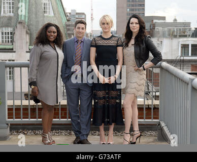 Orange ist das neue Schwarz Photocall - London Stockfoto