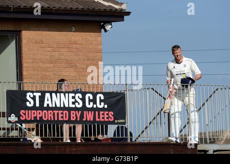 Cricket - Northern League - St Annes V Penrith - St Annes Cricket Club Stockfoto